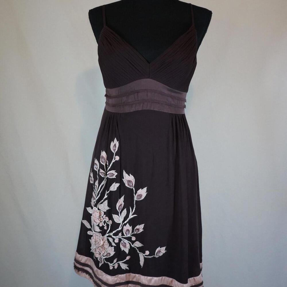 gorgeous floral midi dress by Sue Wong